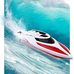 RC Boat for Pool and Lakes Use 25KM/H Remote Control Boats for Kids and Adults Racing Boat With Auto-Correct Direction