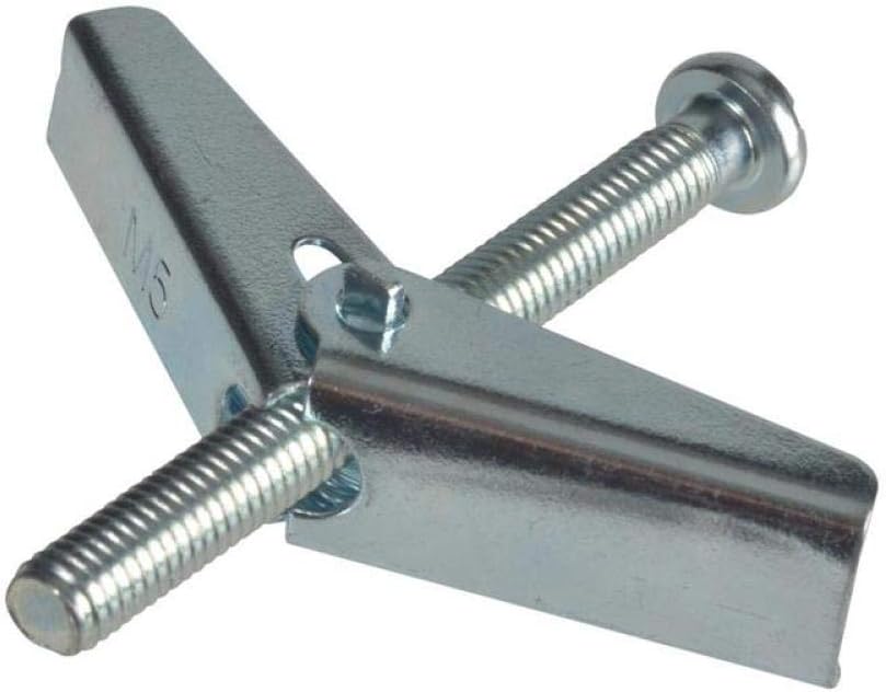 ForgeFix Plasterboard Spring Toggles, Silver, M5 x 50mm - Image 3