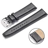 Gear S3 Classic, S3 Frontier Band, Rerii 22mm Width, Quick-Release, Leather Band, Strap for Samsung Gear S3, Moto 360 2 46mm, Samsung Gear 2, LG G Watch, Pebble Time & Time Steel