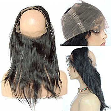 20 Black Rose Hair Full 360 Lace Frontal 360 Degree Lace Band