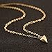 HOOPE Clavicle Necklace with Card, Small Dainty Pendant,Greeting Card with Best Wish, Delicate and Classy Party Jewelry Favors, Alloy
