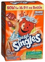 Kool-Aid Singles(for 16.9-Ounce Bottles) Orange, 12-Count Packets