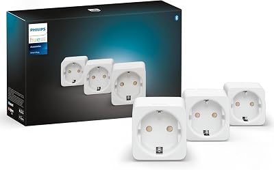 - Smart Plug, Compatível com Amazon Alexa (Echo, Echo Dot), branco - Pack x3 Smart Plugs