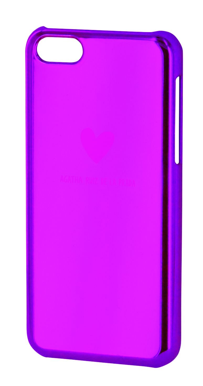 Agatha Ruiz de la Prada AGCI002 Protective Case with Metallic Effect for  Apple iPhone 5C, Pink