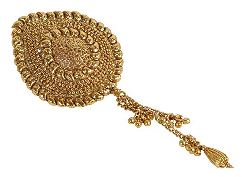 Gorgeous South Indian Style Gold Tone Hair Pin Hair Clip Hair Jewelry