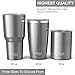 Chillz Stainless Steel Insulated Tumbler Bundle With Bonus Stainless Straw and Lid - 30 oz