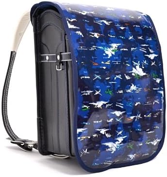 Amazon Co Jp ワクワク通学 ランドセルカバー 世界を翔ける飛行機大百科 ネイビー N 男の子 シューズ バッグ