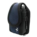 Authentic Blue Nite-Ize Cargo Case Rugged Canvas Cover Belt Clip Holster for AT&T Samsung Rugby 2 A847 - AT&T Samsung Rugby 3 - AT&T Samsung Rugby A837 - AT&T Samsung Solstice 2 A817
