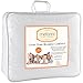 Mellanni Goose Down Alternative Comforter - Soft and Comfy - HIGHEST QUALITY - Perfect as Duvet Insert, Blanket, Throw, Bedspread or Coverlet - Full / Queen, White
