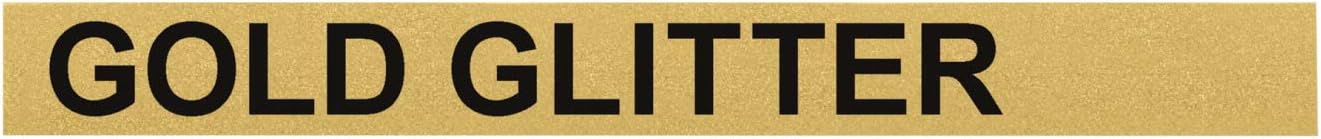 DYMO COLORPOP Authentic Label Maker Tape, 1/2" W x 10' L, Black Print on Gold Glitter, D1 Standard : Office Products
