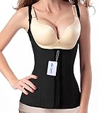 Fitglam Latex Waist Trainer Girdle Corsets for Waist Training Body Shaper Vest