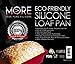 More Cuisine Essentials - Original Eco-Friendly, Nonstick Premium Silicone Loaf and Bread Pan, Commercial Grade Silicone, Burgundy Wine