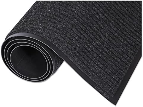Crown NR0046CH Needle-Rib Wiper/Scraper Mat Polypropylene 48 x 72 Charcoal