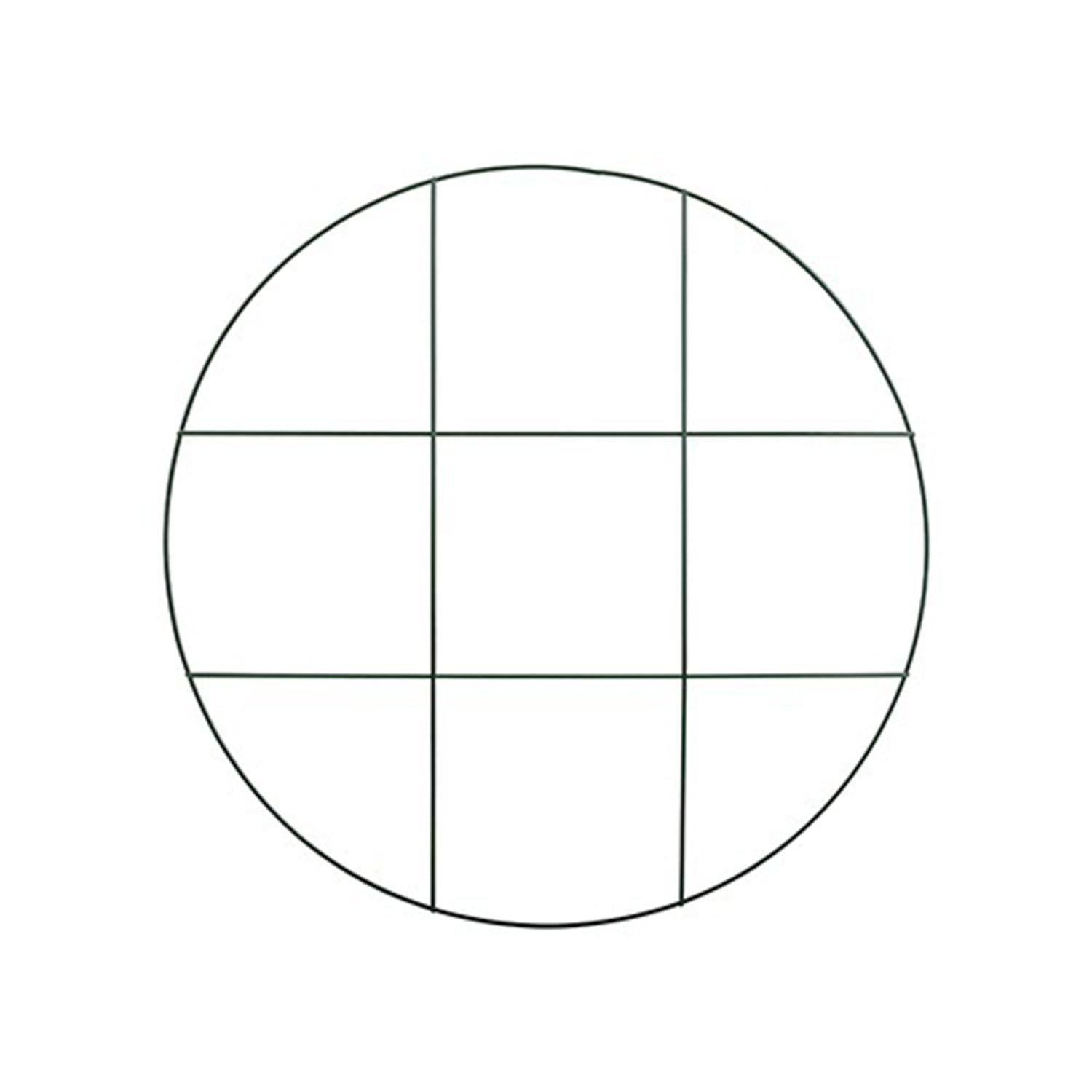 Plant Support Green Frame - 51 cm (1 Pc.) - Durable Garden Support for Herbaceous Plants & Flowers, Easy to Assemble