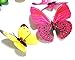 48 PCS PVC 3D Butterfly Fridge Magnets Refrigerator Magnets Wall Stickers with Magnet for Wall Decor Art Decor Crafts Home Party Decoration (Multi)