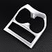 Chrome Center Console Cup Holder Cover Trim + 3M Adahesive Tape For 14-15 Nissan X-Trail T32 Rogue