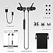 Bluetooth Headphones, SHUHUA Sports Wireless Earbuds In-Ear Magnetic Stereo Earphones with Mic , IPX5 NANO Coating Splash Proof Waterproof Headset Secure Fit for iphone X