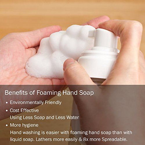 Foaming Soap Dispenser Set of 3 pack 300ml (10 oz) Empty Bottles Hand