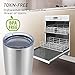 DOMICARE 20oz Stainless Steel Tumbler with Lid, Double Wall Vacuum Insulated Travel Mug, Durable Insulated Coffee Cup,4 Pack, Stainless Steel