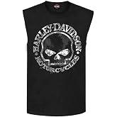Harley-Davidson Men's Willie G Skull Muscle Tank Top, Black T-Shirt 30296644