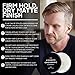 The London Grooming Company Men's Hair Clay - Firm Matte Styling with All-Day Hold | Easy Rinse-Out Formula | 3.4 Fl Oz (100ml)