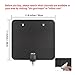 HDTV Antenna, Indoor Digital TV Antenna 60 Mile Range with Amplifier Signal Booster and 10Ft Coaxial Cable, Support 4K 1080P for All Types of Smart Television