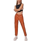 Forever 21 Womens Faux Leather Cargo Ankle Pants