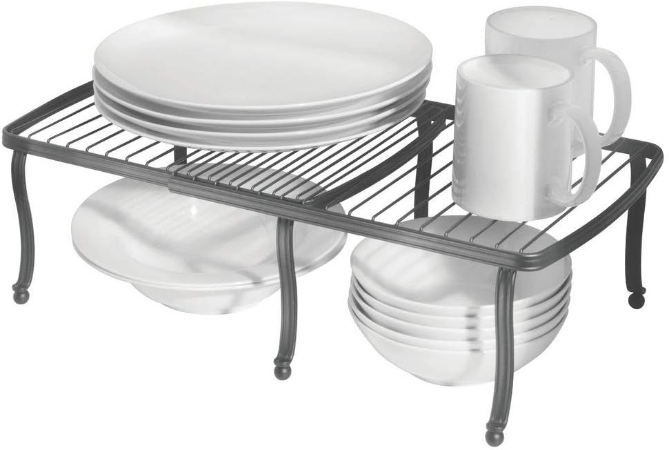 Amazon.de: mDesign Regaleinsatz für den Küchenschrank – verstellbare