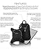 Rio Diaper Backpack with Baby Bottle Cooler and Changing Mat, Shoulder Baby Bag, Food Cooler, Clip to Stroller (Black/Black) - Obersee
