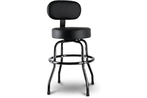 EASTROCK Guitar Stool with Backrest – Guitar Stools for Adults, Guitar Chairs with Padded Cushion and Footrest, Suitable for 