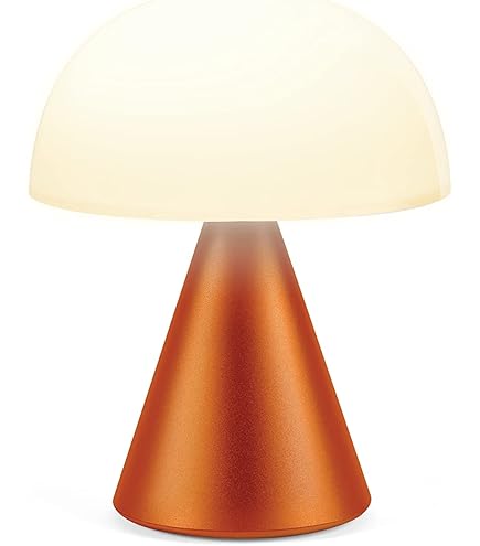 Lexon Mina M Mushroom Lamp - Portable Bedside Light for Bedrooms