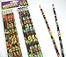 12 pcs Wooden Pencil Disney PIXAR Cartoon Character Authentic Licensed School Party Bag Fillers (Ninja Turtles)