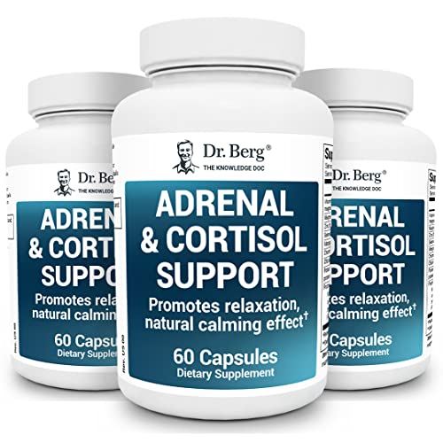 Dr. Berg Adrenal & Cortisol Supplement New Formula Adrenal Supplement