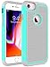 OEAGO iPhone 8 Case, iPhone 7 Case Cover [Drop Protection] [Shock Proof] Hybrid Dual Layer Rubber Plastic Impact Defender Rugged Slim Hard Case Cover Shell for Apple iPhone 8 / iPhone 7 - Mint