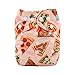 ALVABABY Cloth Diaper One Size Adjustable Reuseable Washable Boys Nappy Diapers One Pack with 2 Inserts H086