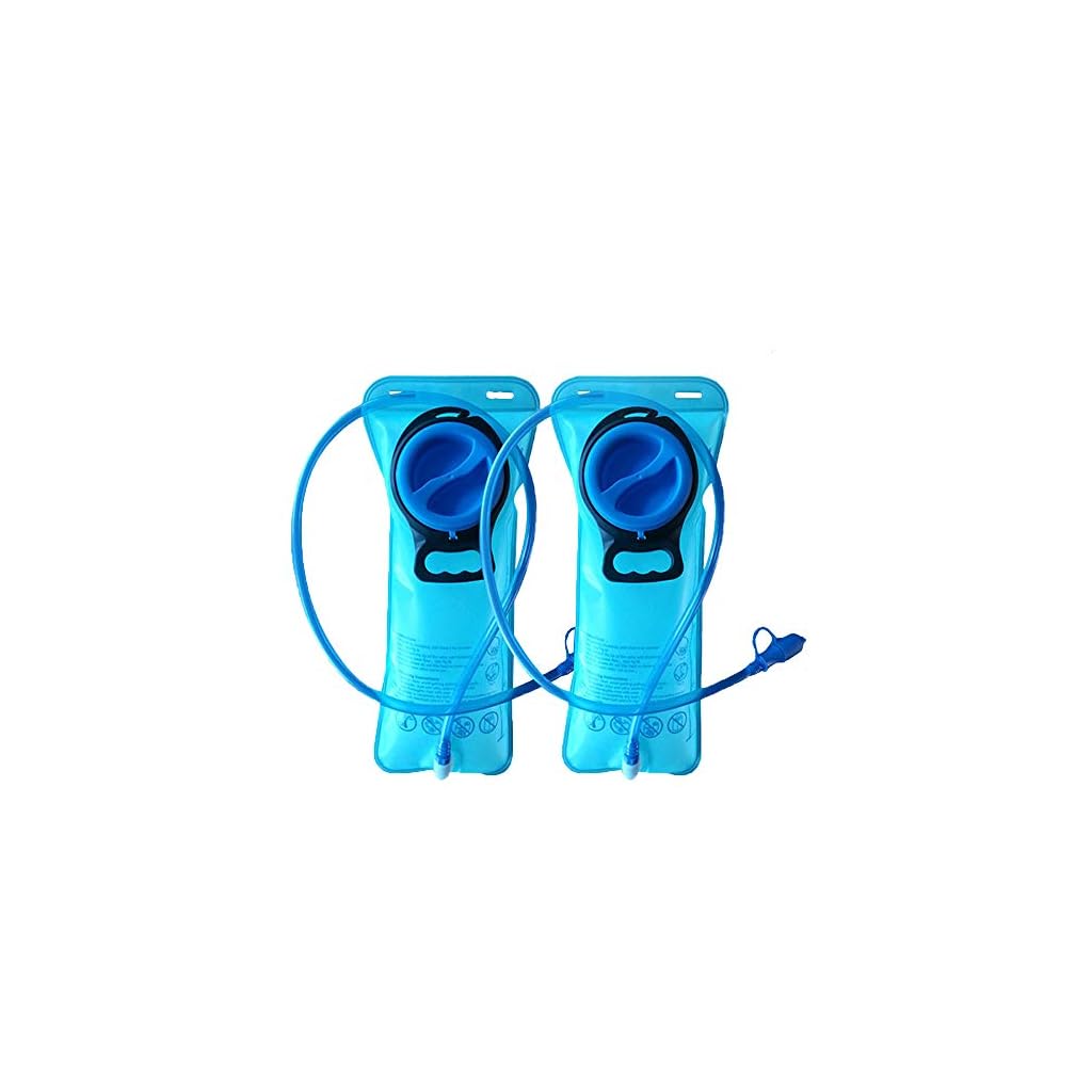 Hydration Bladder 2 Pack 2 Liter Water Bladder Sports Travel Reservoir