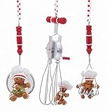 Kurt Adler Gingerbread Chef with Kitchen Utensil Ornament