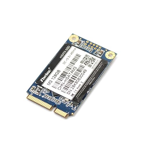 YUCUN MSATA III SSD – 128 GB – Leessnelheid 520 MB/s – Schrijfsnelheid 500 MB/s – SMART, NCQ, Trim – Robuust Ontwerp – Geschikt Voor Laptops En Embedded Systemen