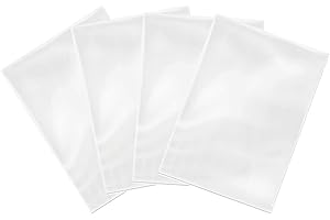 GENERIC 1491 Creative Shop 4 x 6 Inch, Clear, PVC, Shrink Wrap Bag for Soaps, Gift Packaging, Candles, Jars and Small Gift, Heat Shrink Wrap (100 Piece)