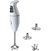 bamix&reg; Classic Immersion Blender 150W &ndash; Swiss Made 2-Speed Hand Blender with 3 Blades (Multipurpose Blade, Beater &amp; Whisk) for Soups, Smoothies, Purees &amp; More &ndash; White