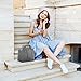 Neoprene Lunch Bag by GOPRENE | GREY | X-LARGE | Insulated Reusable Gourmet Lunch Tote Bags For Women Men Kids With Zipper | Utensil Pocket | 14 x 13 x 6.5 inches