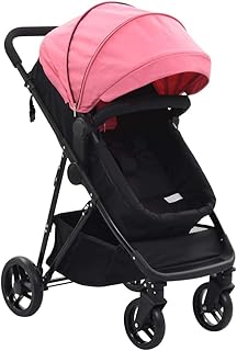 Tidyard 2-in-1 Doppel-Kinderwagen Klappbar Kindersportwagen Mit einem verstellbaren Sitz für Babys und Kleinkinder,Geschwisterwagen 100 x 58 x 103 cm (L x B x H),Stahl Oxfordgewebe
