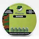 Plugfones Green Silicone Replacement Plugs 5 Pairs