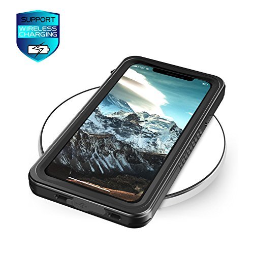 image for SNOWFOX iPhone X Waterproof Case, Shockproof Dirtproof Snowproof IP68 