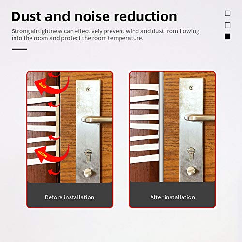 SZZSAF Weather Stripping Seal Strip for Doors/Windows, SelfAdhesive Backing Seals Large Gap