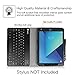 Fintie Keyboard Case for Samsung Galaxy Tab S3 9.7, Premium PU Leather Stand Cover with S Pen Protective Holder Detachable Wireless Bluetooth Keyboard for Tab S3 9.7(SM-T820/T825/T827), Composition