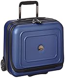 DELSEY Paris Luggage Cruise Lite Hardside 2 Wheel Underseater W/Front Pocket, Blue