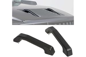 PIT66 Billet Hood Handles Compatible with 2003-2009 Hummer H2 & H2 SUT Front Left Right Powder Coated 124898996 Grille