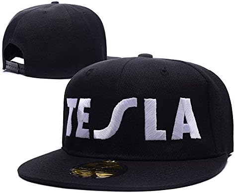 Tesla Band Logo Adjustable Snapback Caps Embroidery Hats