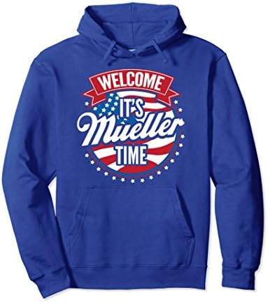 Unisex Welcome, It's Mueller Time Hoodie - Resist Hoodie 2XL Royal Blue
